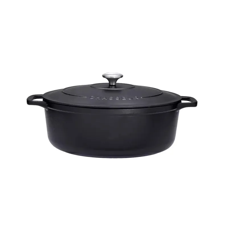 chasseur-ovaler-br-ter-27-cm-matt-black-gusseisen-emaille-3-6-l image 1