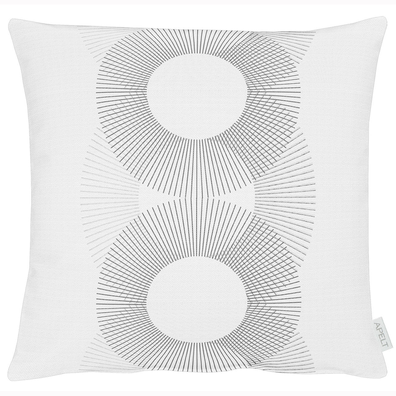 apelt-5232-kissenbezug-grafisches-design-kreise-jacquard image 2