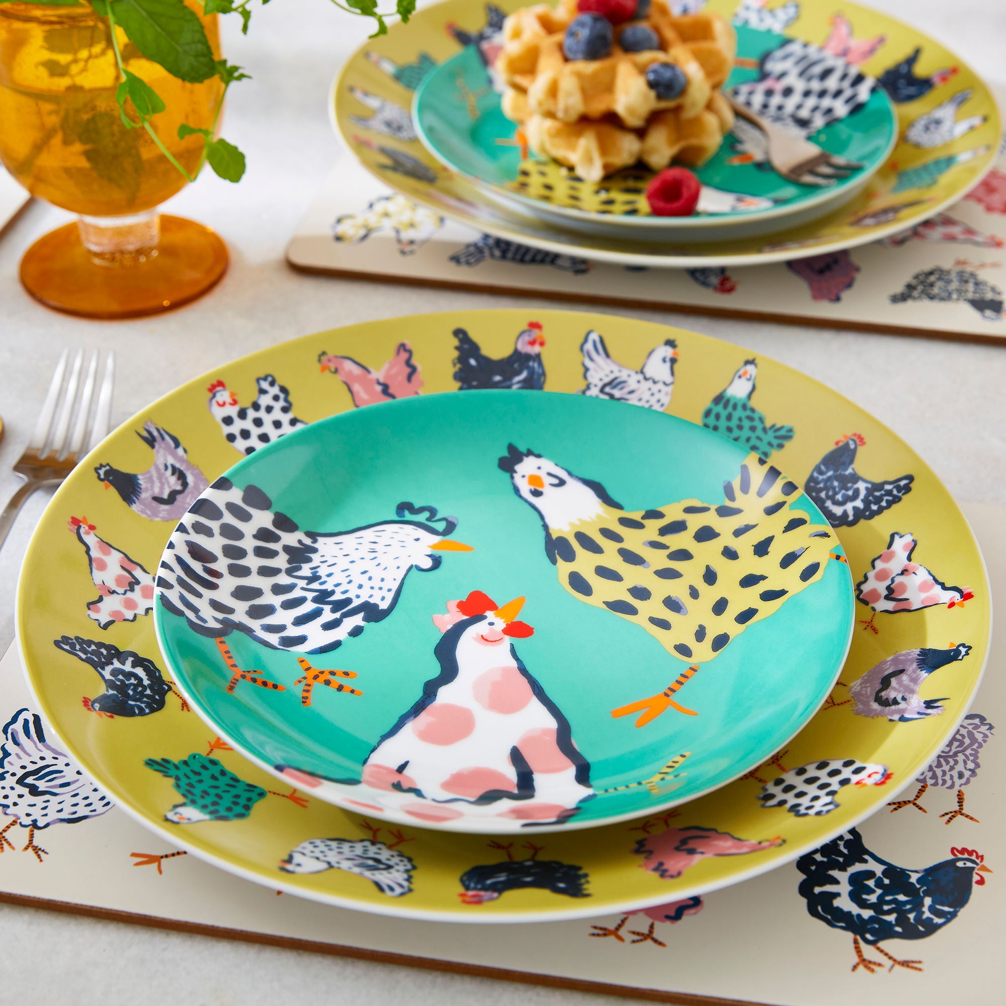 ulster-weavers-chick-chicken-porzellan-essteller-in-gelb image 3