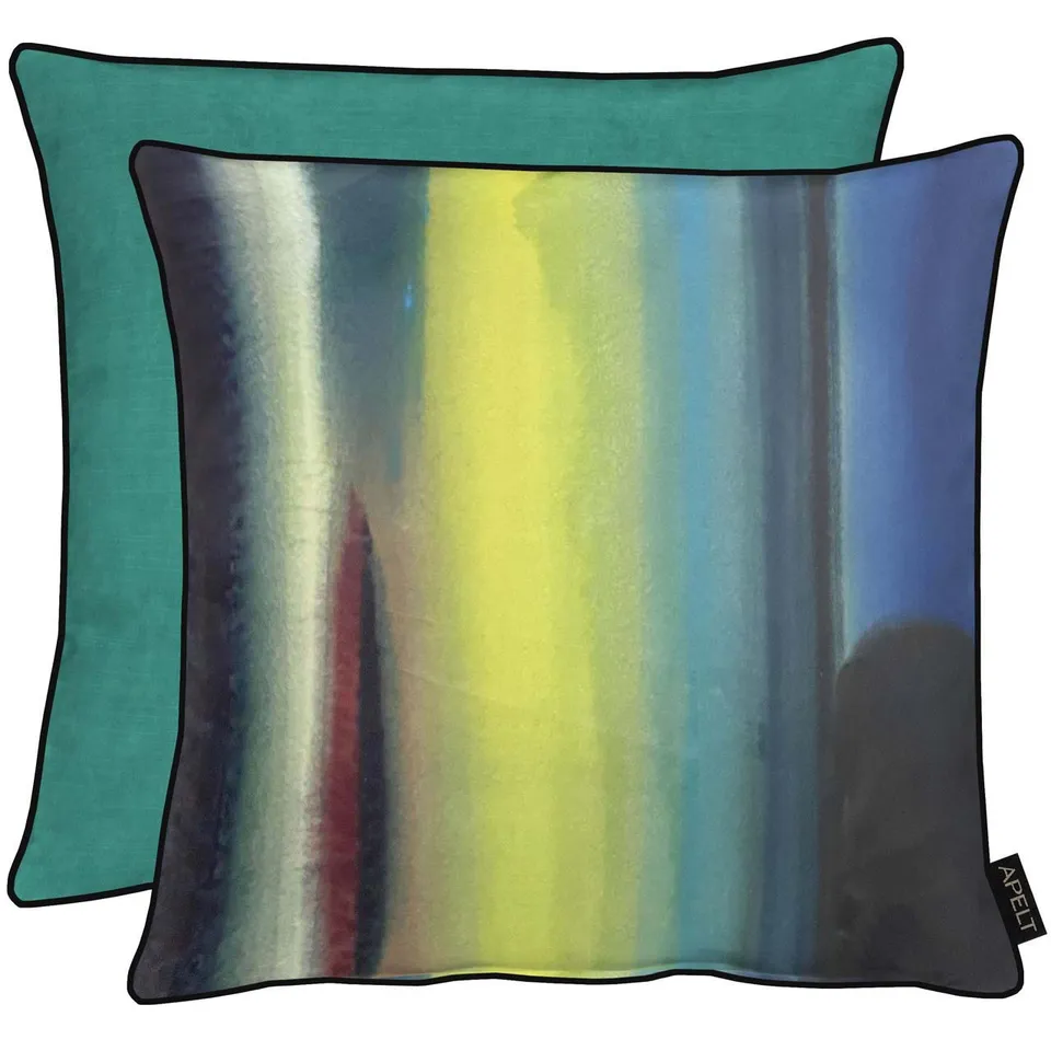apelt-flynn-kissen-aquarell-farbfl-chen-samt-wendekissen-mit-f-llung image 1