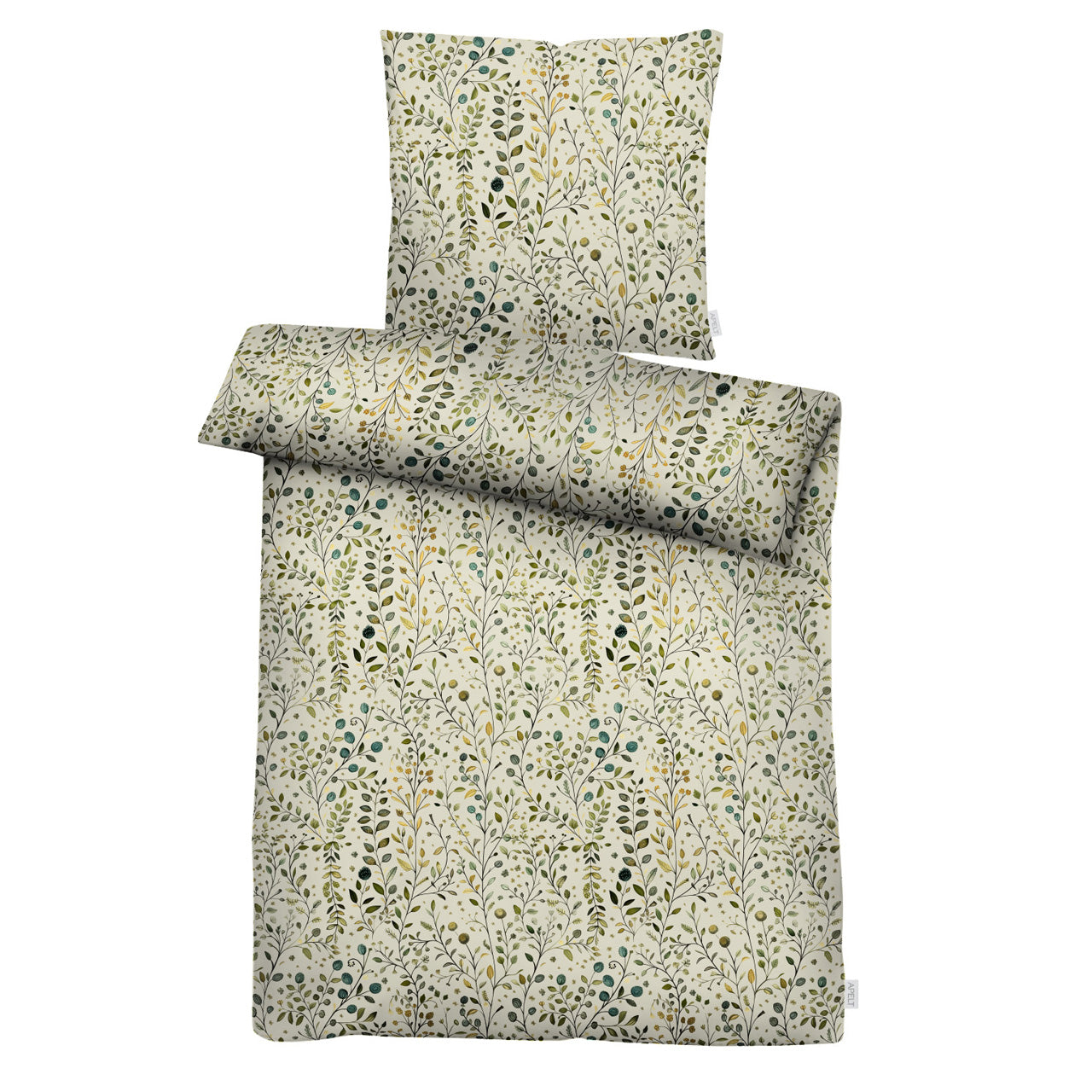 apelt-cecile-bettw-sche-baumwoll-satin-mit-handgemalten-blattmotiven image 2