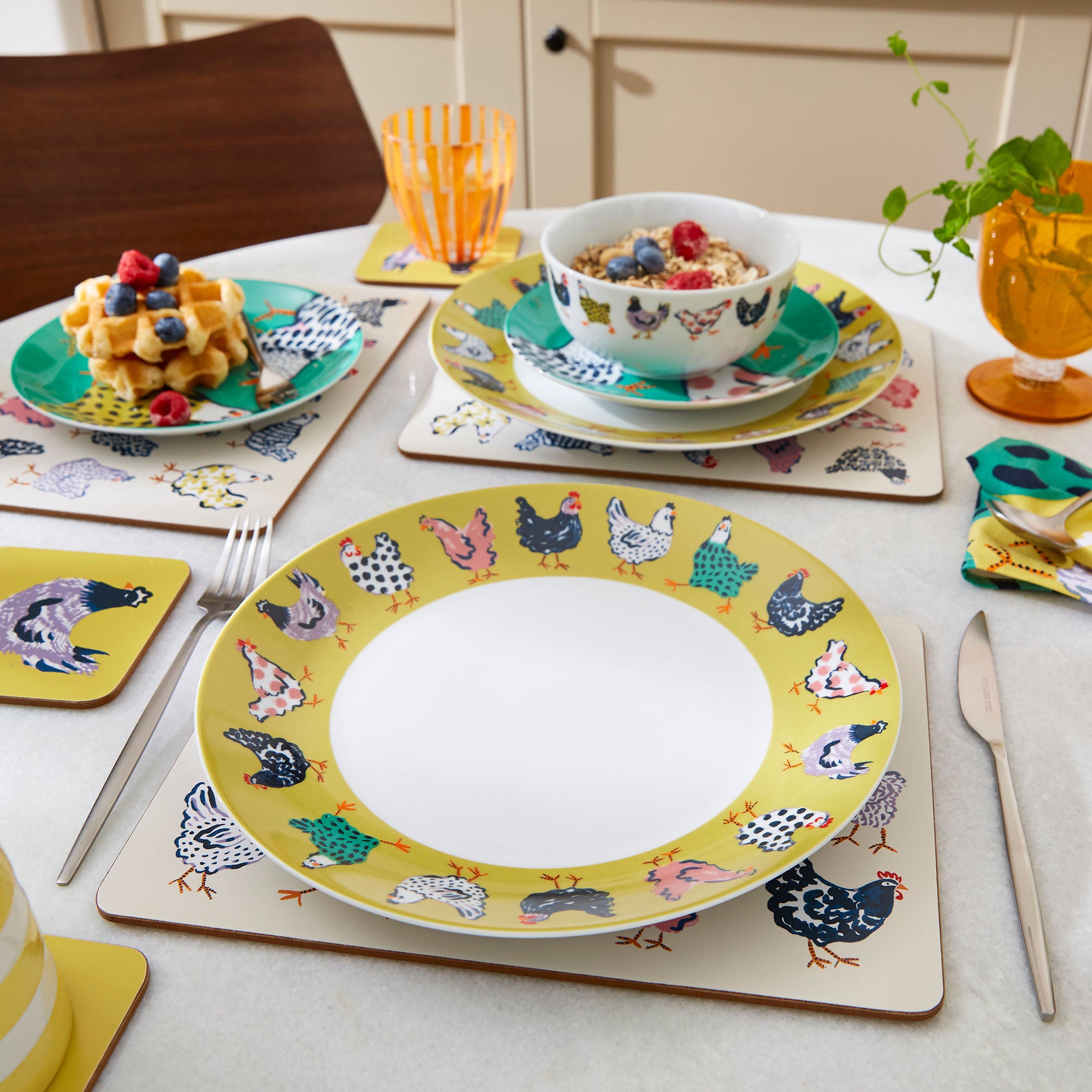 ulster-weavers-chick-chicken-platzset-4er-set-gelb image 3