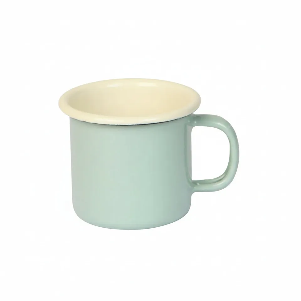dexam-vintage-home-emaille-espresso-tasse-150-ml-salbei image 1