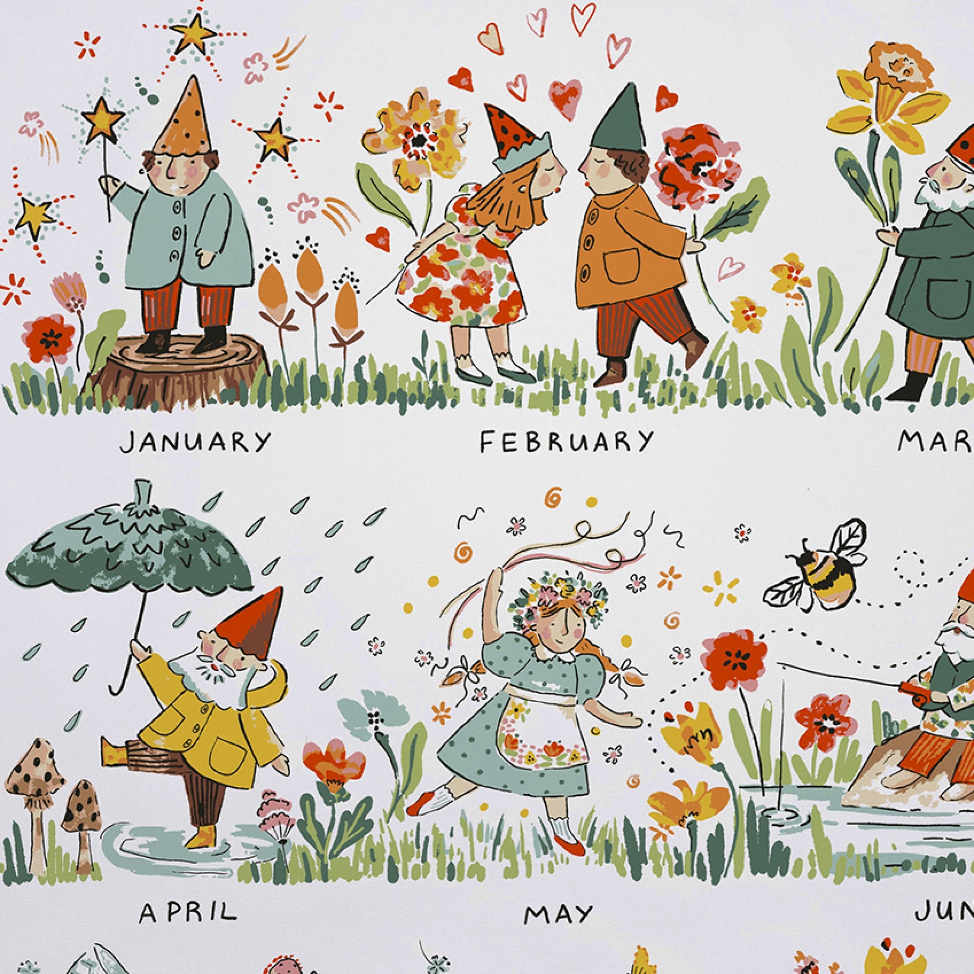 ulster-weavers-gnome-for-the-holidays-geschirrtuch-baumwolle-mehrfarbig image 2
