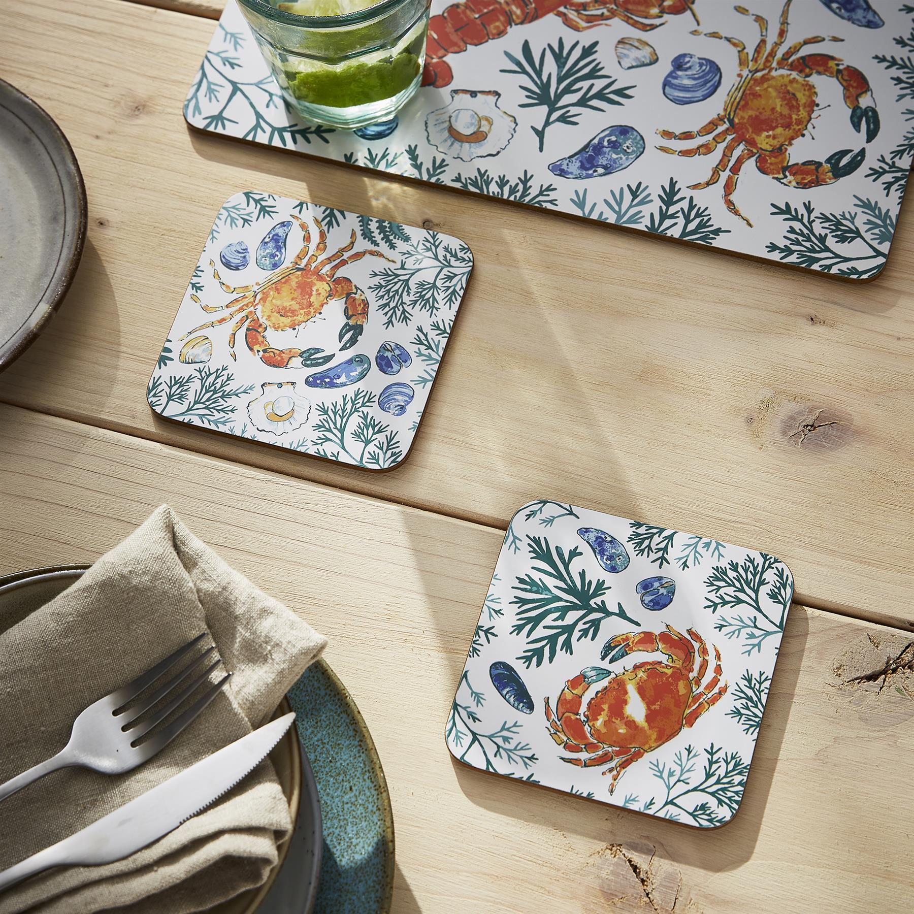 ulster-weavers-shellfish-tischset-4er-pack-in-gr-n image 3