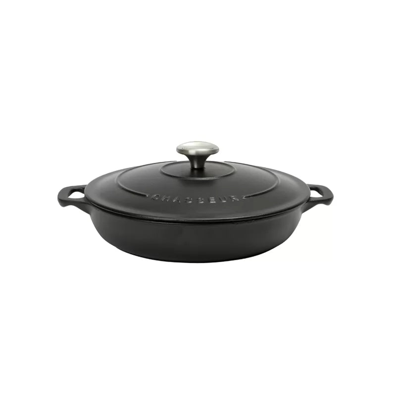chasseur-servier-kasserolle-24-cm-oval-aus-gusseisen-1-5-liter image 1