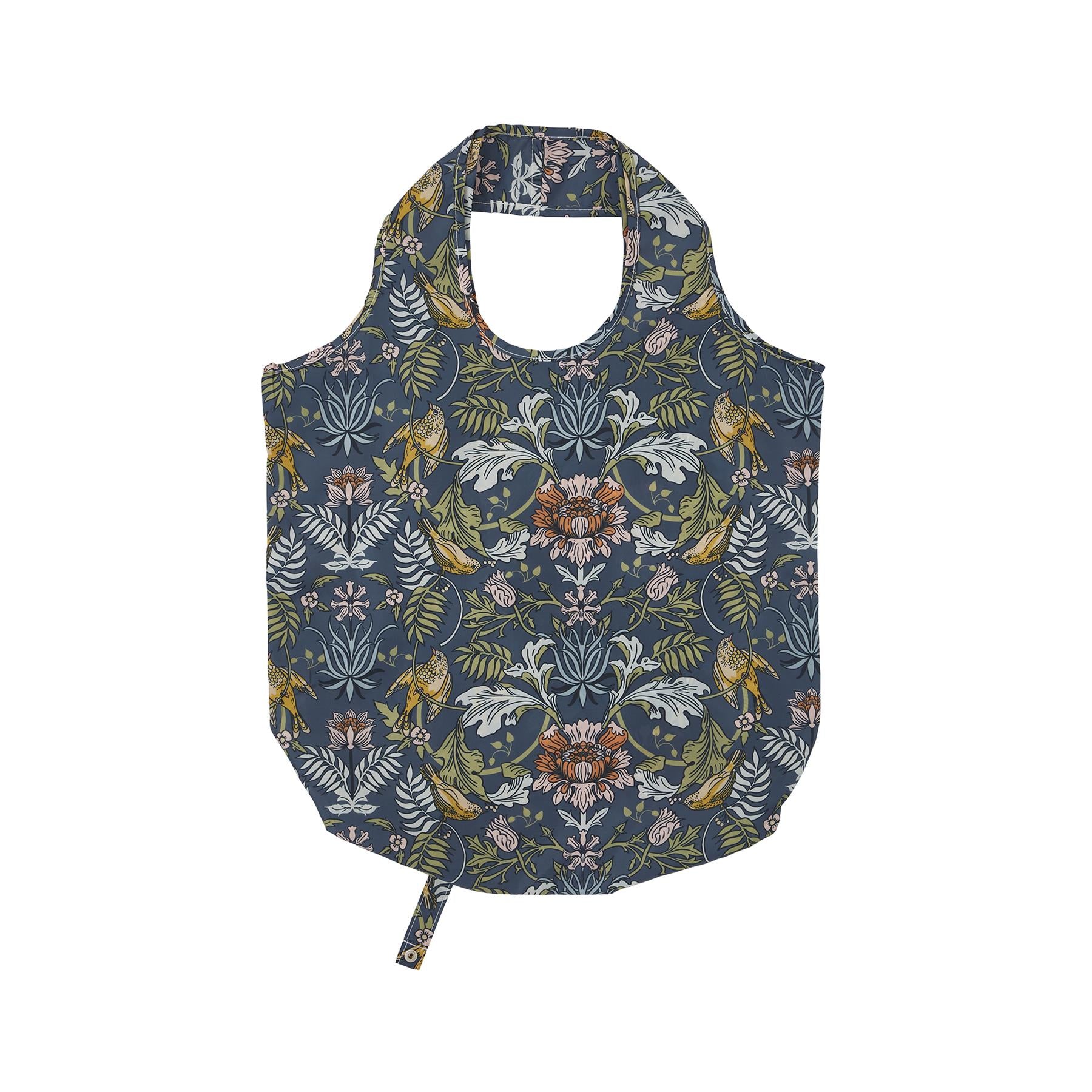 ulster-weavers-finch-flower-falt-tasche-medium-in-navy image 1