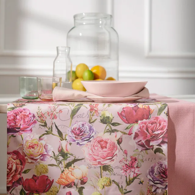 apelt-7701-tischl-ufer-rosen-sommerbl-ten-summergarden-bedruckter-l-ufer image 1