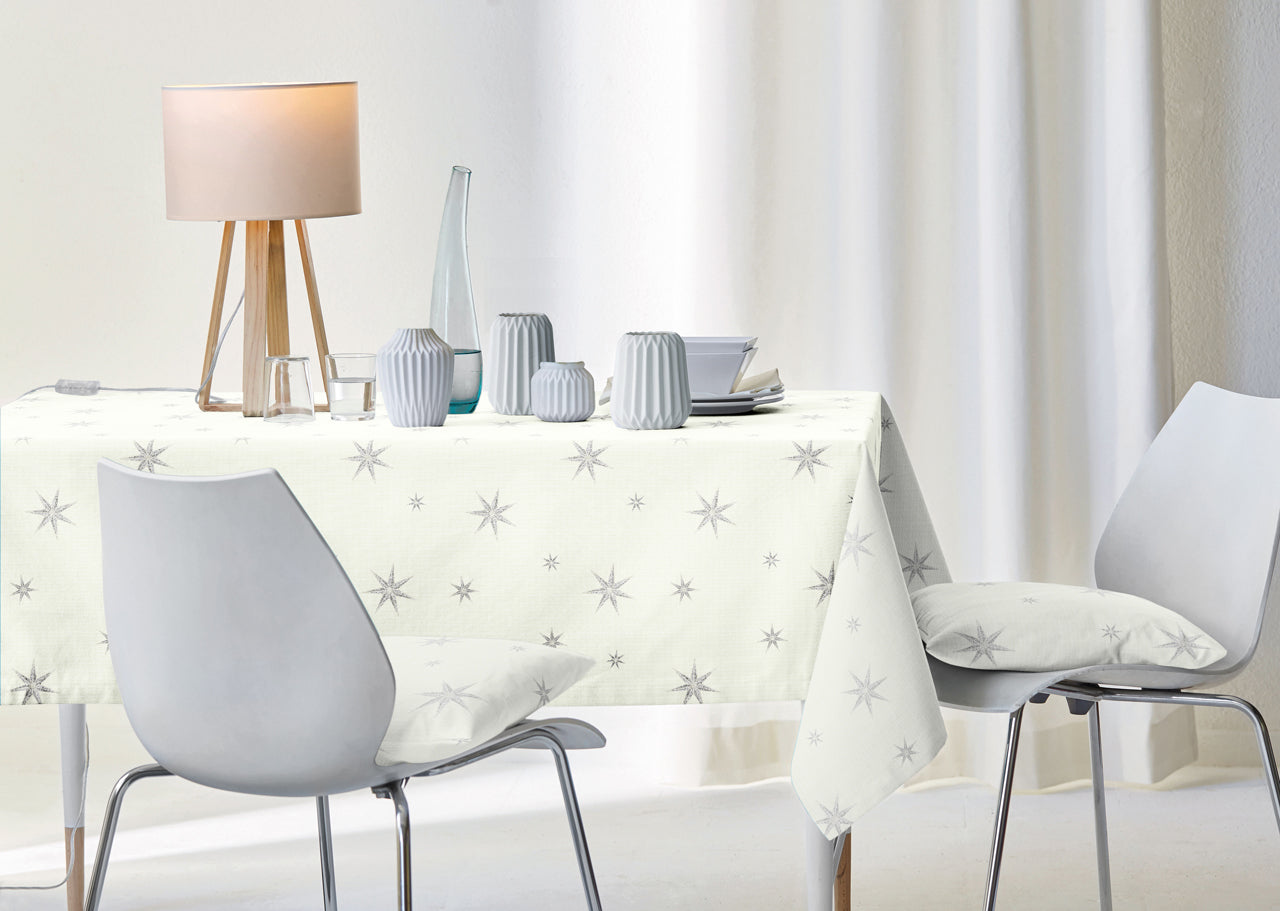 apelt-5842-tischdecke-weihnachtliche-sterne-lurex-jacquard image 5