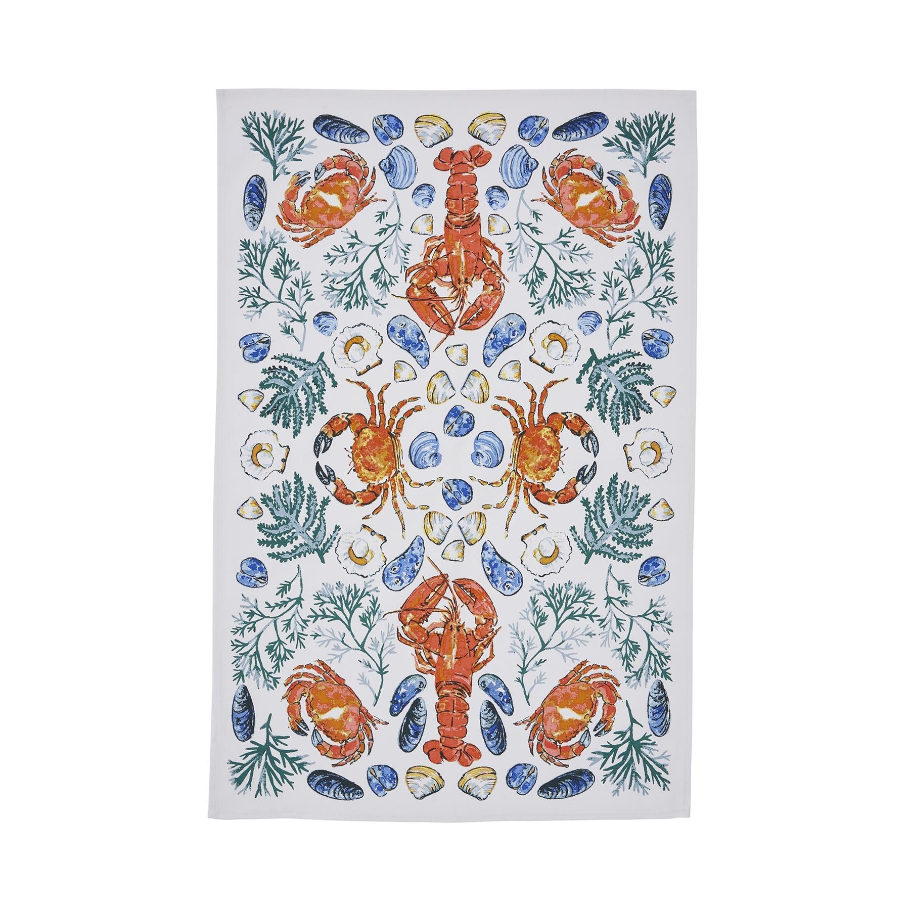 ulster-weavers-shellfish-baumwoll-geschirrtuch-gr-n image 1