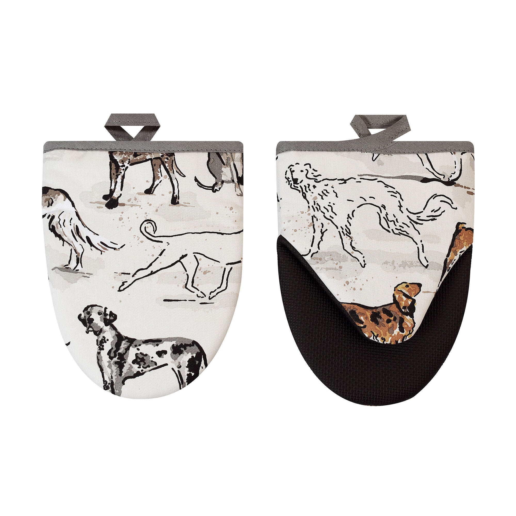 ulster-weavers-country-dogs-mikrowellenhandschuhe-paar-in-braun image 1