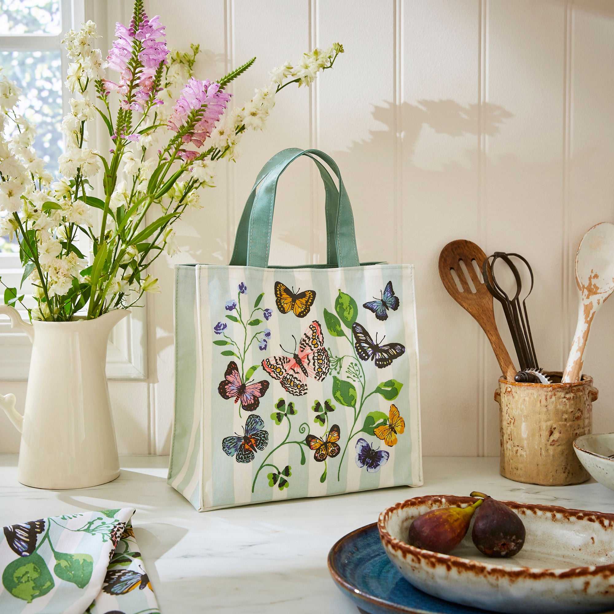 ulster-weavers-butterfly-grove-pvc-tasche-klein-in-blau image 2
