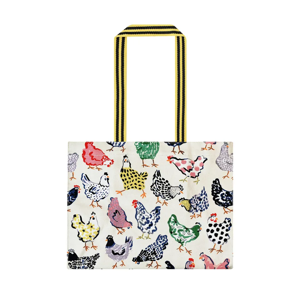 ulster-weavers-chick-chicken-schultertasche-canvas-in-gelb image 1