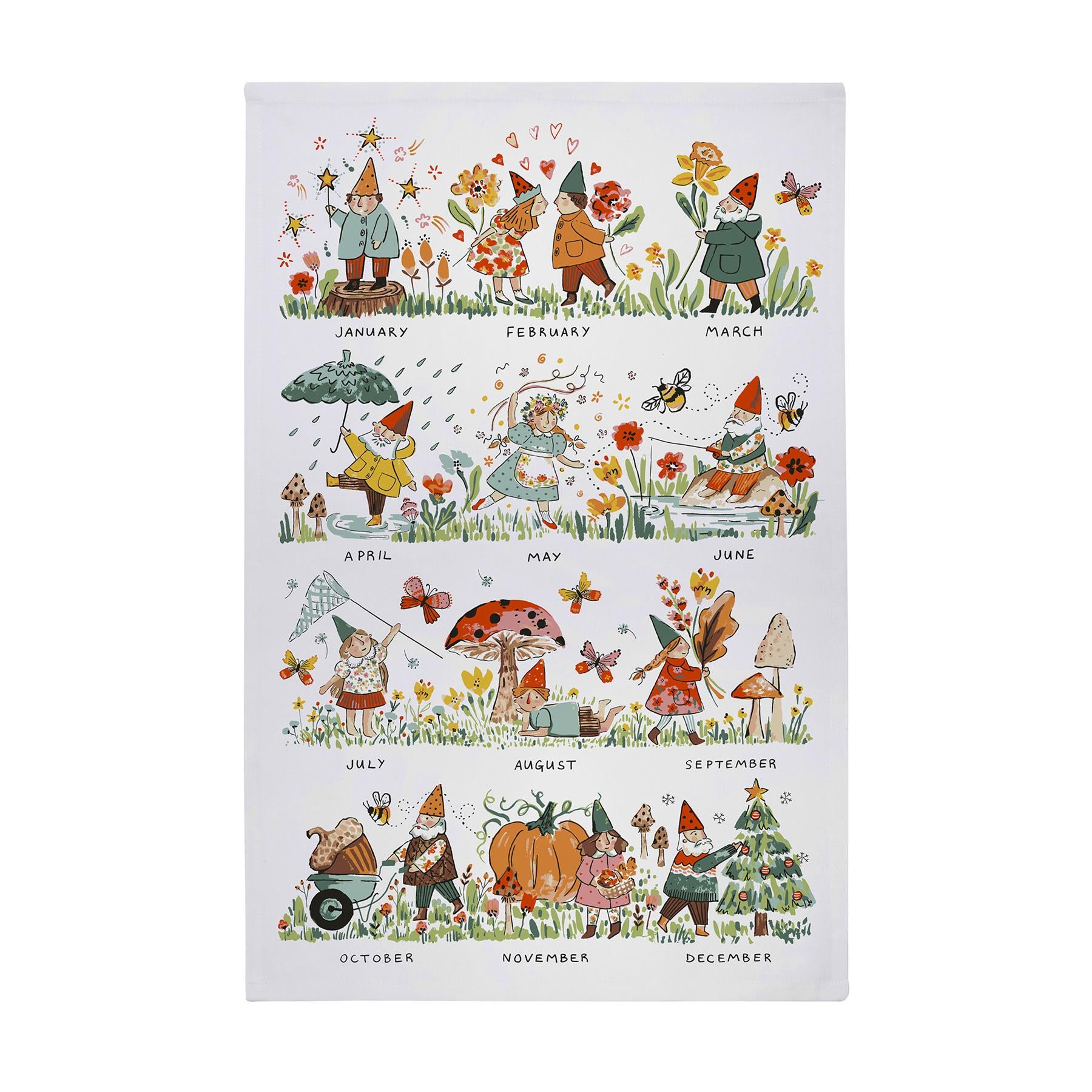 ulster-weavers-gnome-for-the-holidays-geschirrtuch-baumwolle-mehrfarbig image 1