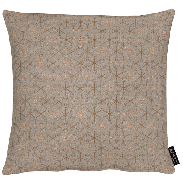 apelt-3008-kissenbezug-kissenh-lle-jacquard-sterne-all-over-mit-lurex image 1