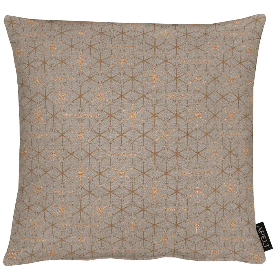 apelt-3008-kissenbezug-kissenh-lle-jacquard-sterne-all-over-mit-lurex image 1