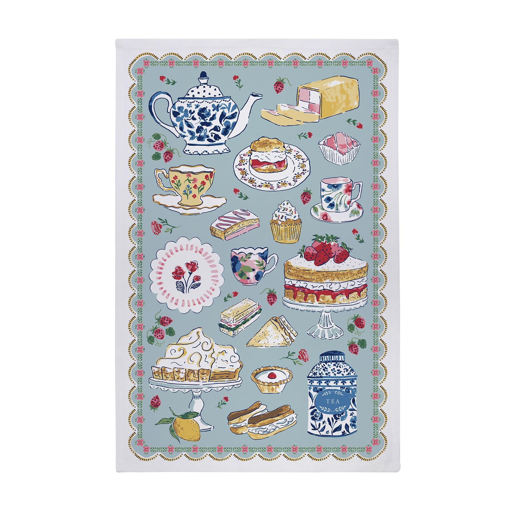 ulster-weavers-afternoon-tea-baumwoll-geschirrtuch-mehrfarbig image 1
