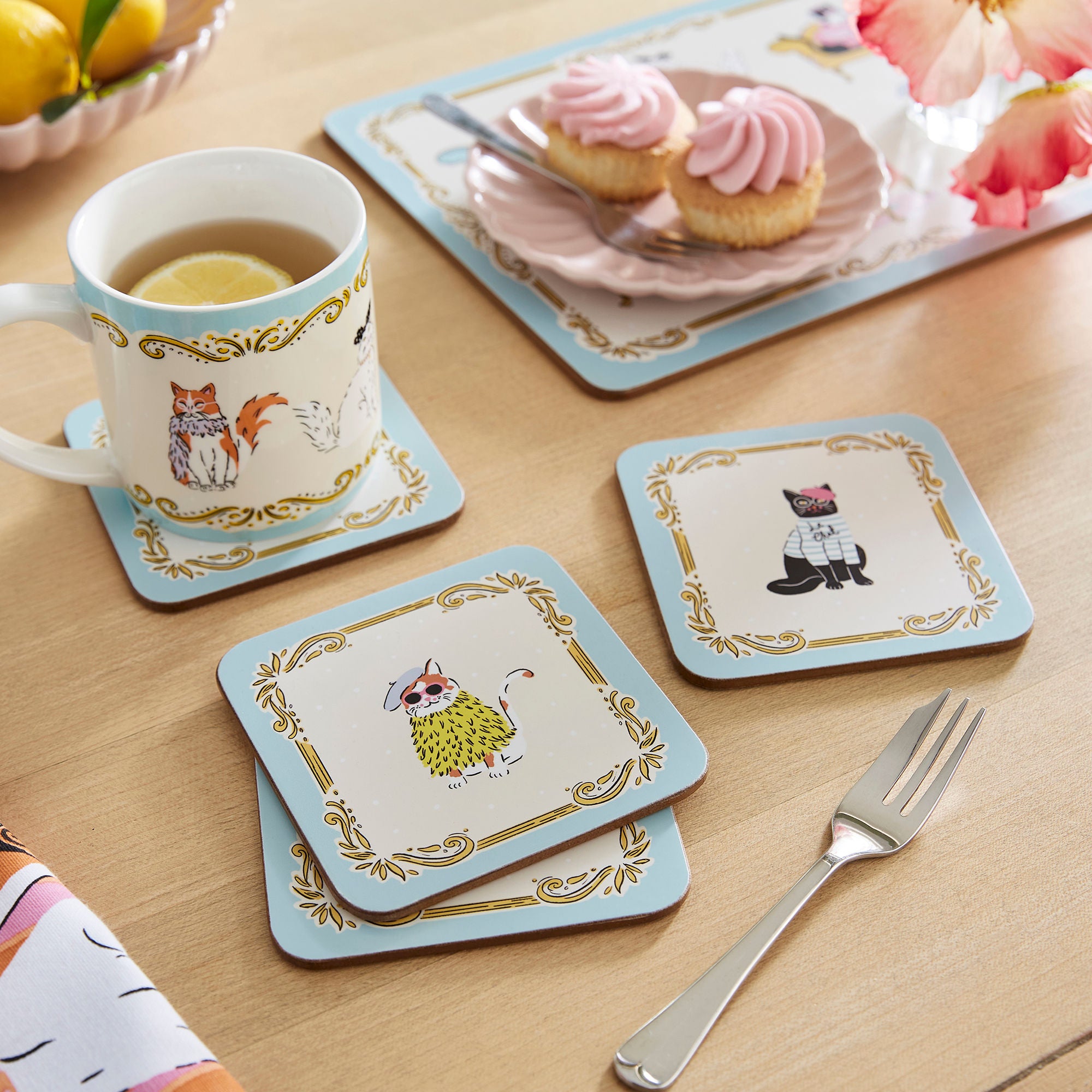 ulster-weavers-cool-cats-tischset-4er-pack-in-bunt image 3