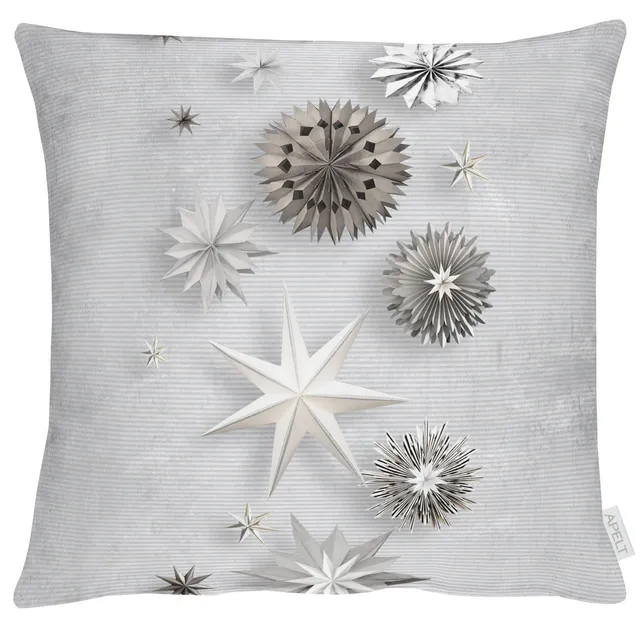 apelt-5844-kissenbezug-christmas-elegance-weihnachtssterne image 1