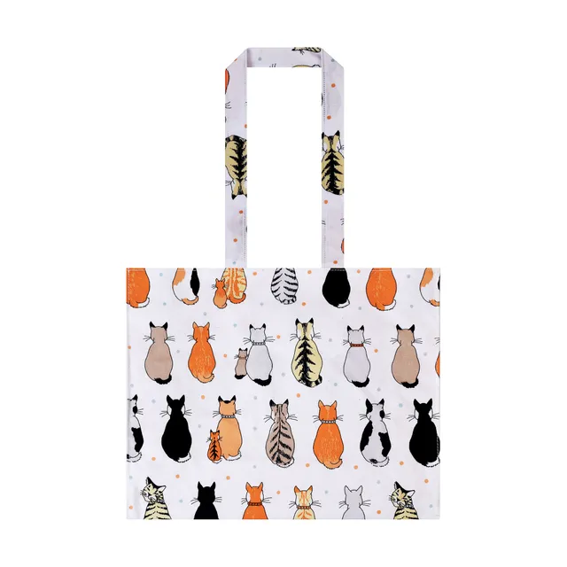 ulster-weavers-cats-in-waiting-2026-schultertasche-pvc-in-orange image 1