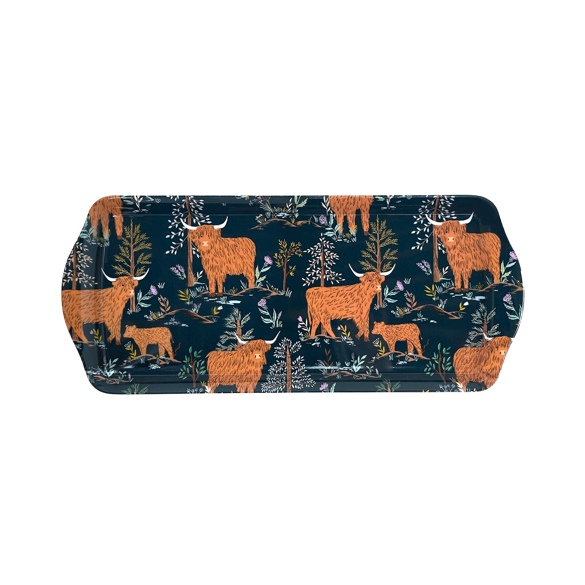ulster-weavers-connie-the-cow-serviertablett-39x17-cm-in-navy image 1