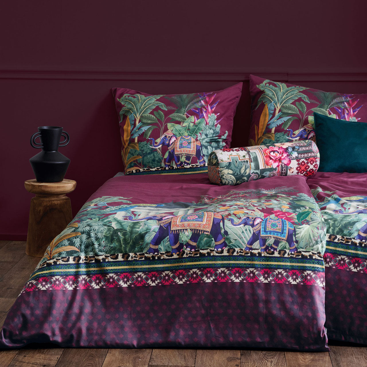 apelt-karma-bettw-sche-set-baumwoll-satin-dschungel-elefanten-paisley image 3