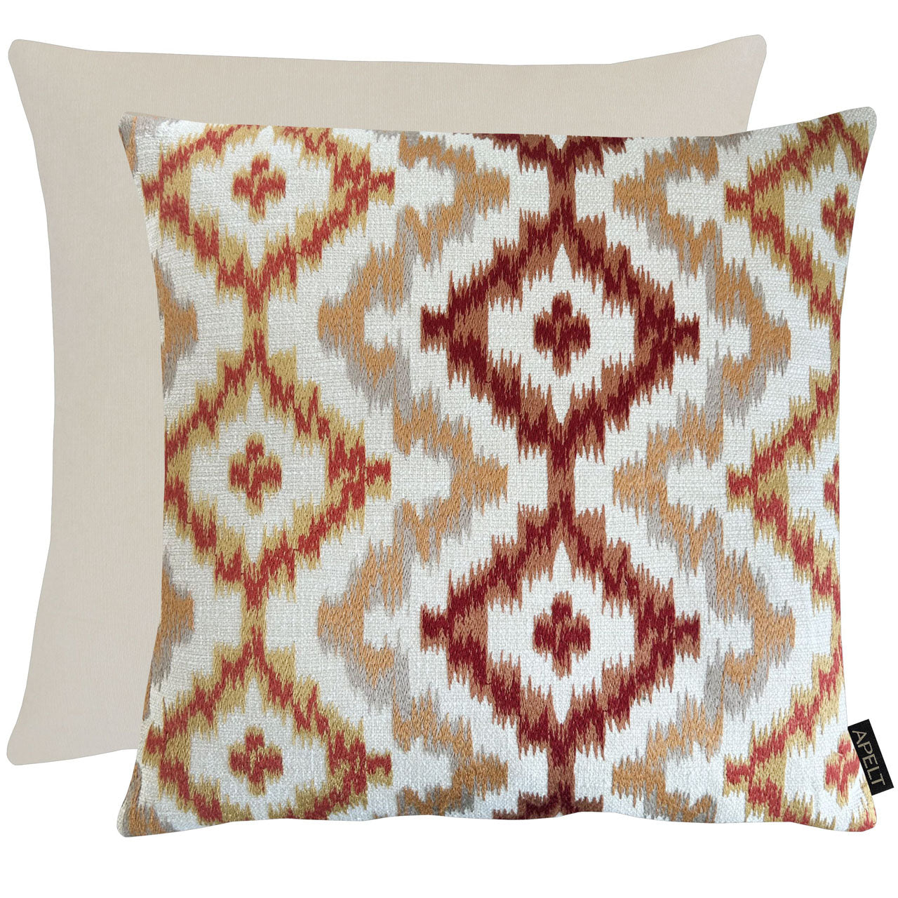 apelt-milan-wendekissenh-lle-ikat-jacquard-mit-samtr-ckseite image 3