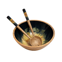dexam-rhs-sunflower-salatbesteck-mangoholz-in-navy image 2