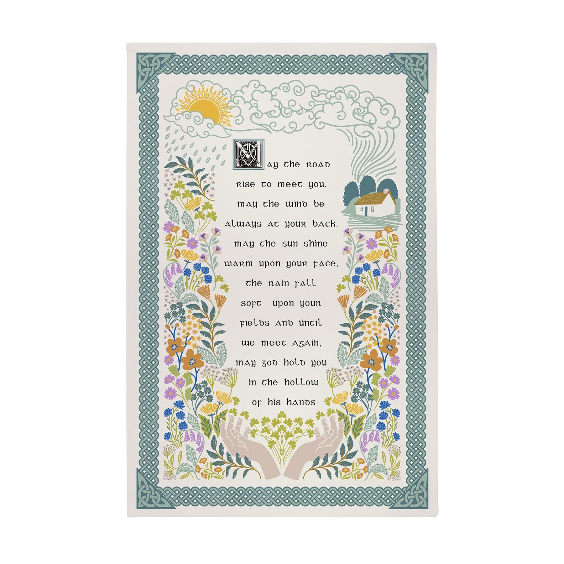 ulster-weavers-irish-blessing-geschirrtuch-gr-n-100-baumwolle image 1