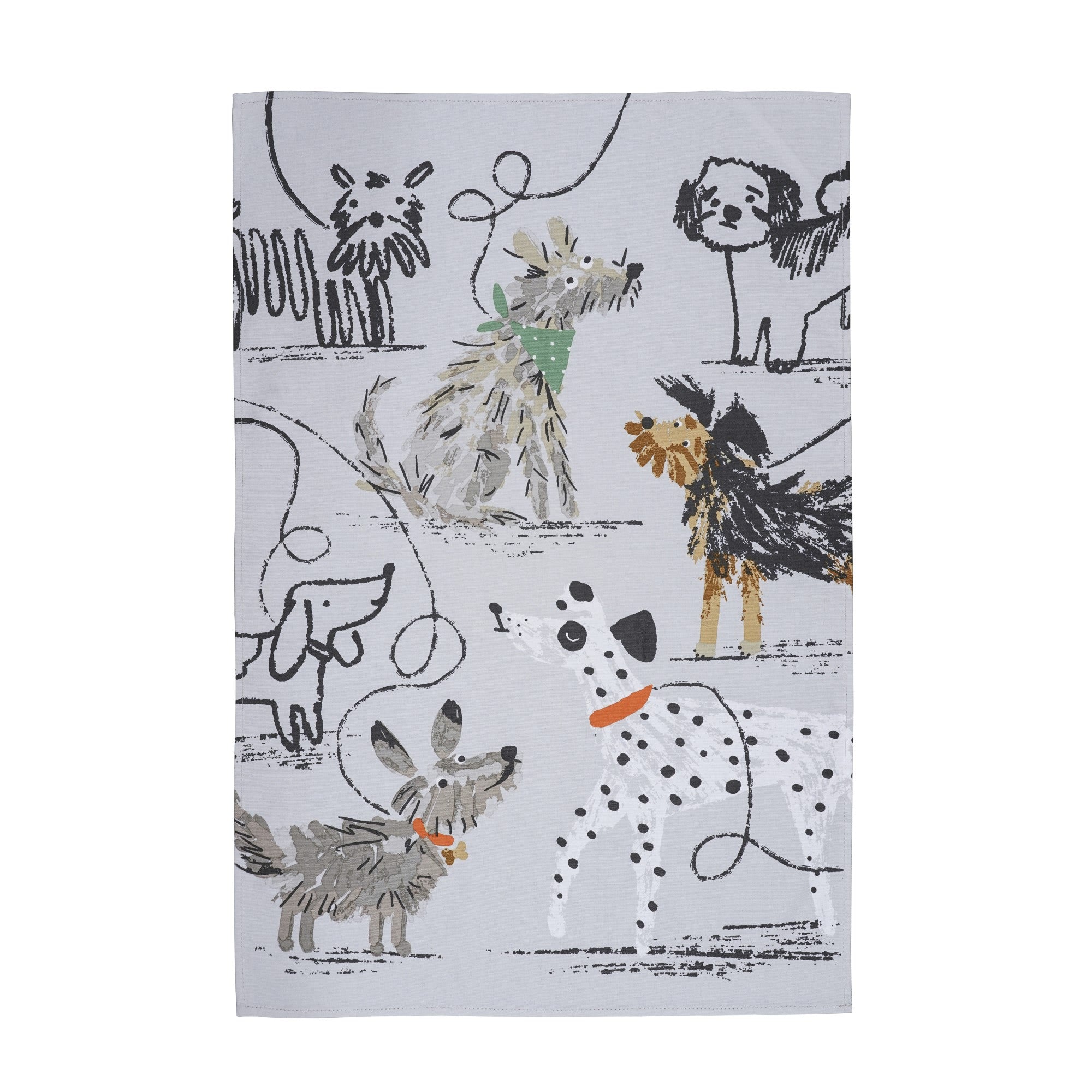ulster-weavers-dog-days-geschirrtuch-aus-baumwolle-in-grau image 1