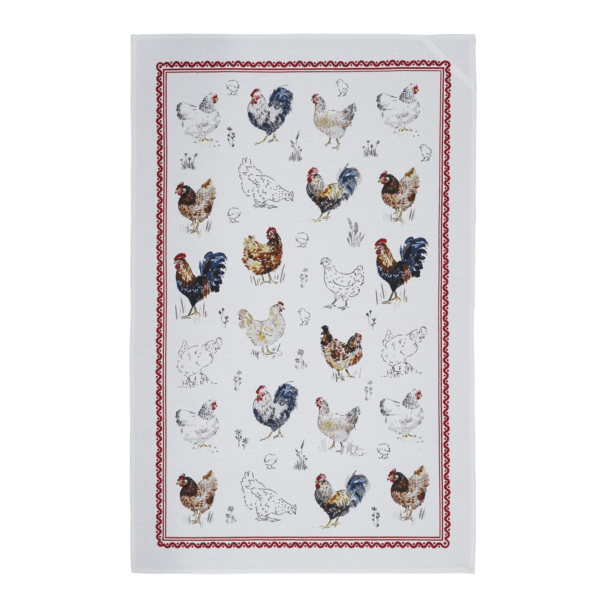 ulster-weavers-farm-birds-geschirrtuch-baumwolle-rot image 1