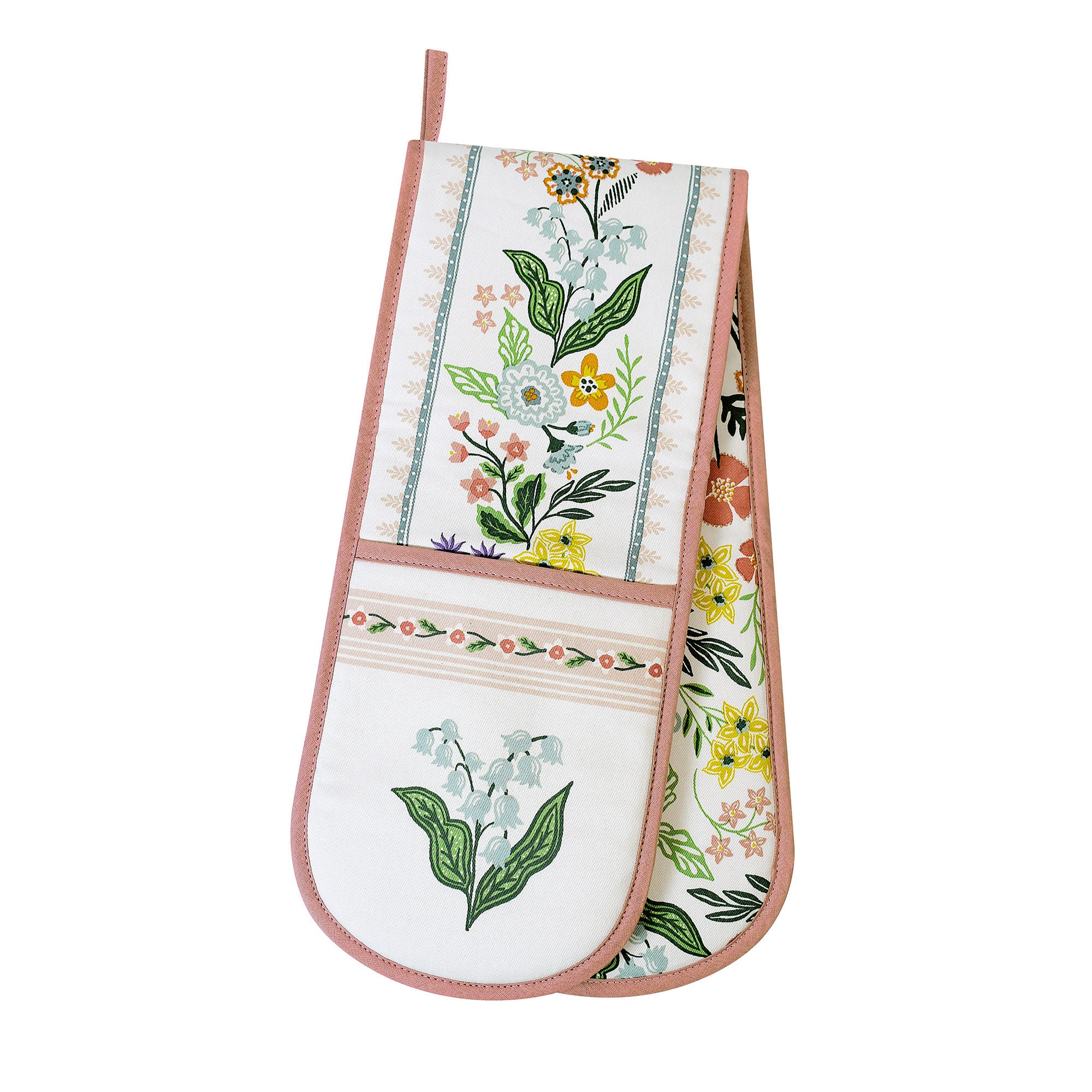 ulster-weavers-petals-prose-doppel-ofenhandschuh-in-rosa image 1