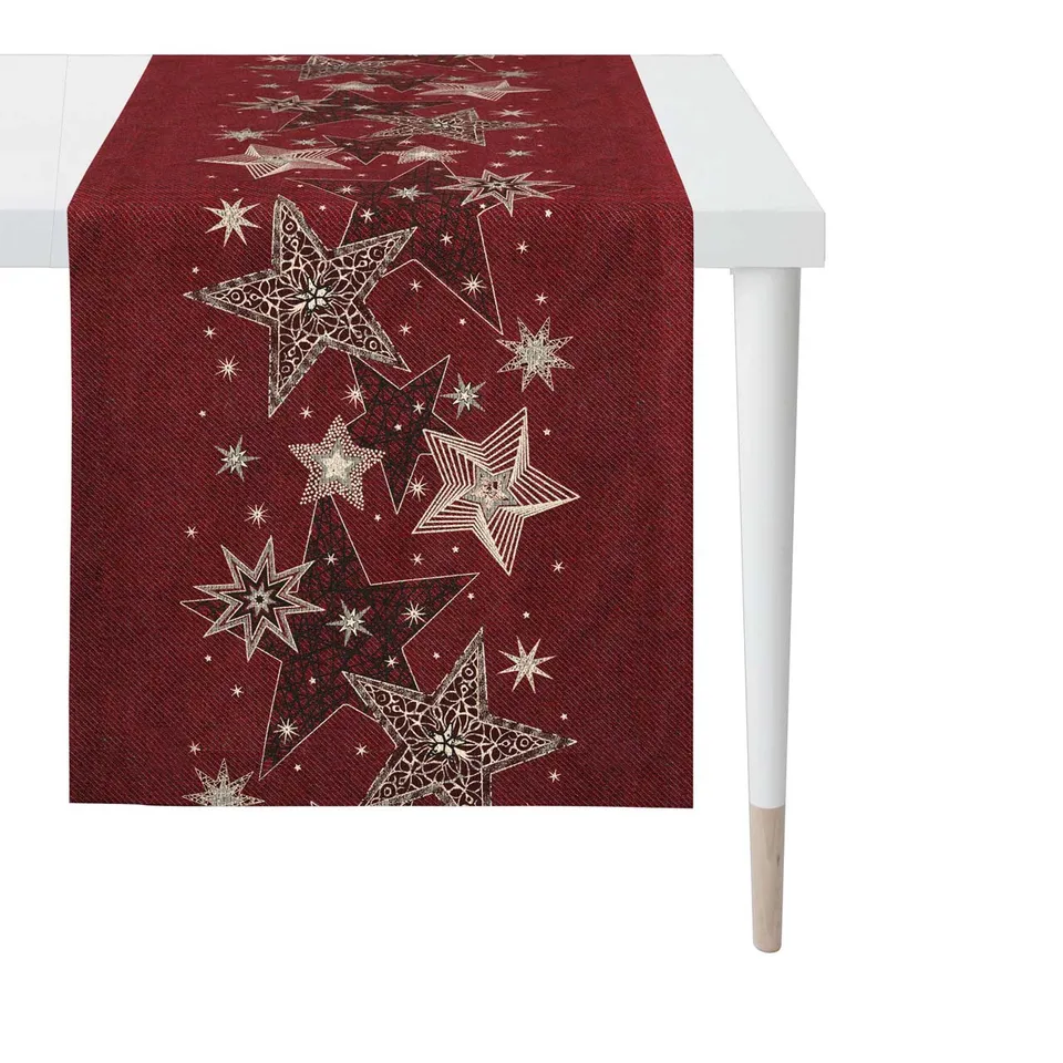 apelt-6303-tischl-ufer-lurex-jacquard-sternendesign-mit-briefecke image 1