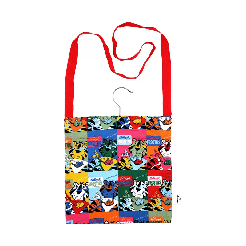 vintage-kellogg-s-frosties-w-scheklammerbeutel-pop-art-100-baumwolle image 1
