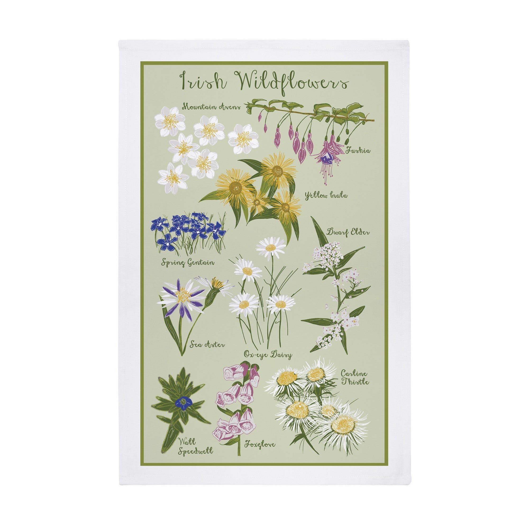 ulster-weavers-irish-wild-flowers-geschirrtuch-baumwolle-in-gr-n image 1