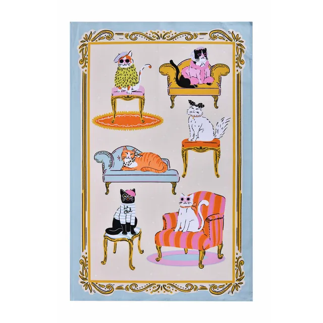 ulster-weavers-cool-cats-baumwoll-geschirrtuch-mehrfarbig image 1