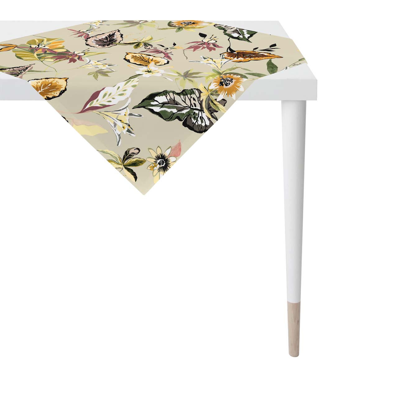 apelt-ibiza-tischdecke-exotische-bl-tter-und-bl-ten-summertime image 2