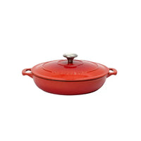 chasseur-servier-kasserolle-24-cm-oval-aus-gusseisen-1-5-liter image 4