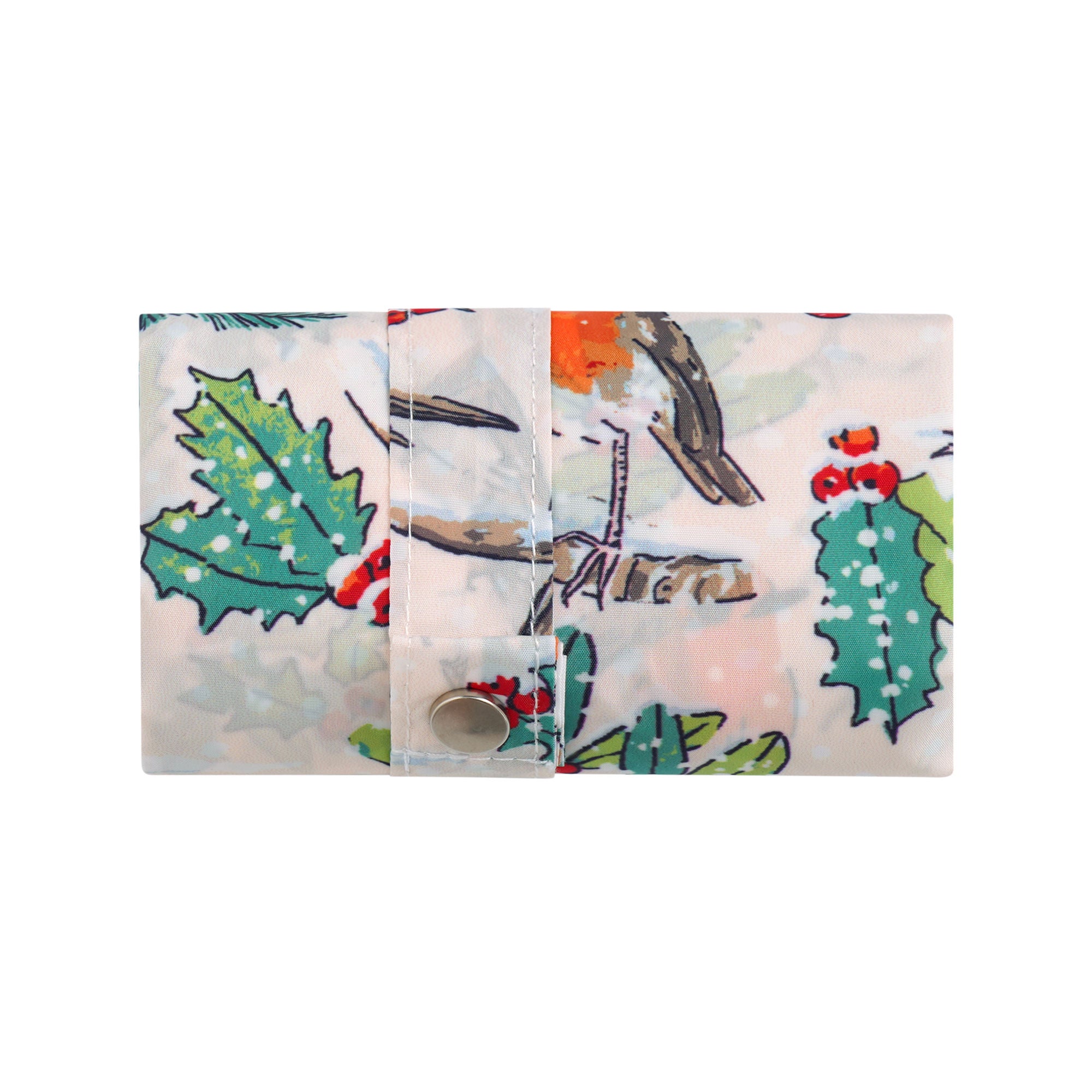 ulster-weavers-christmas-robins-faltbare-tasche-medium-gr-n image 3