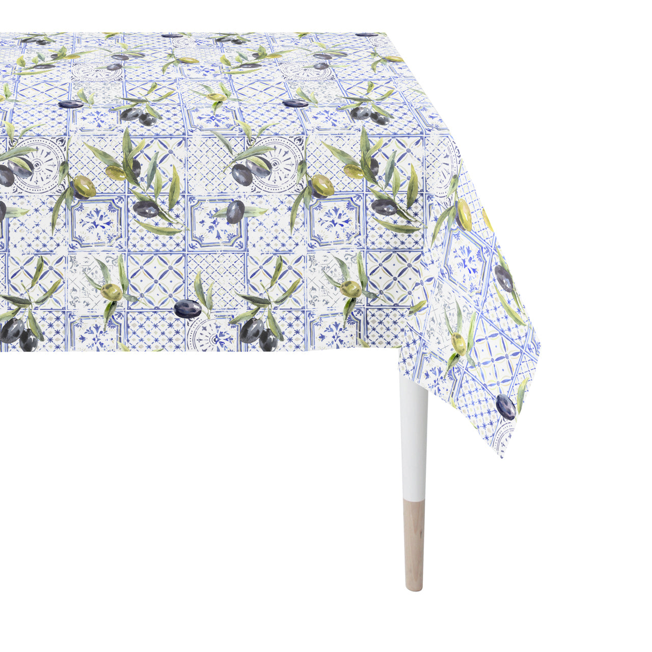 apelt-6523-summertime-tischdecke-olivenzweige-kacheln image 1