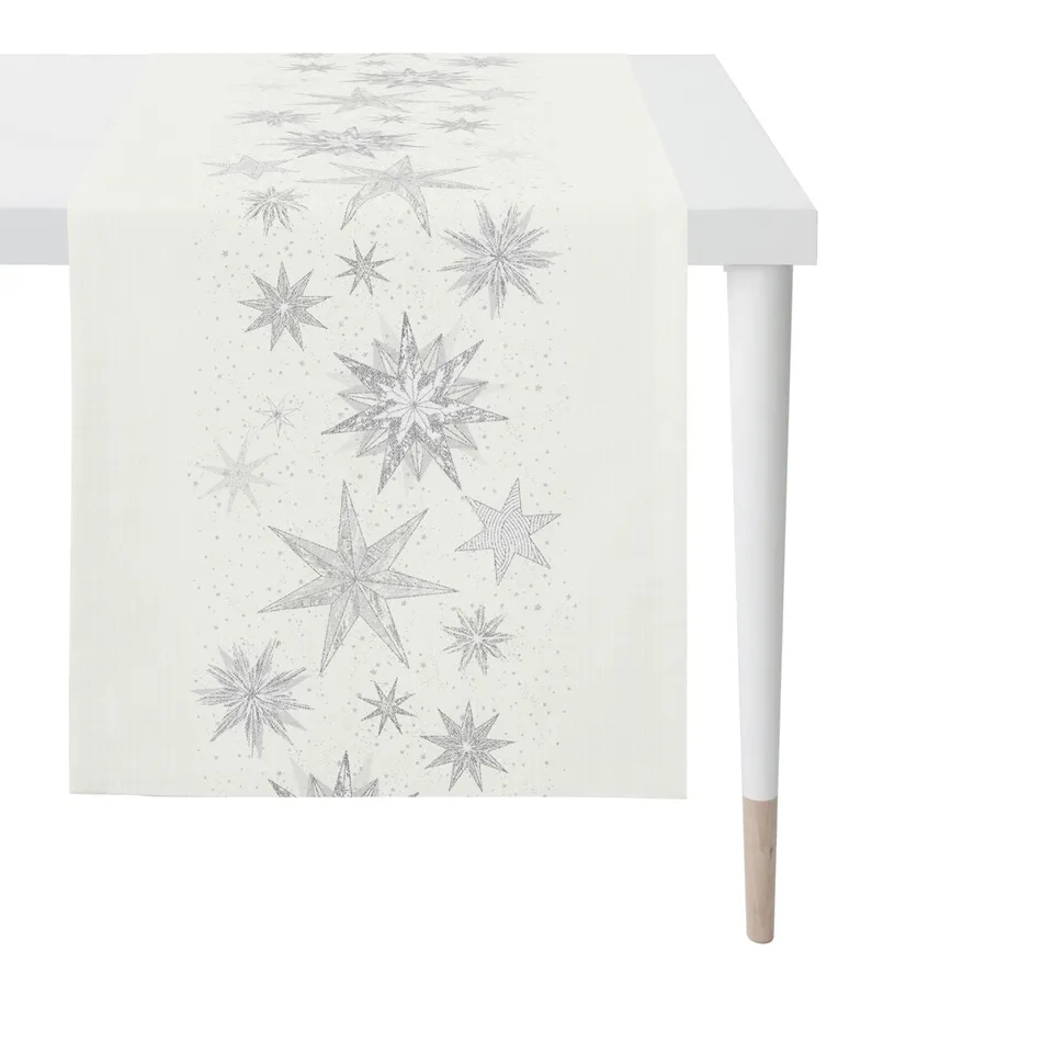 apelt-5843-l-ufer-weihnachtliche-sterne-lurex-jacquard-tischl-ufer image 1