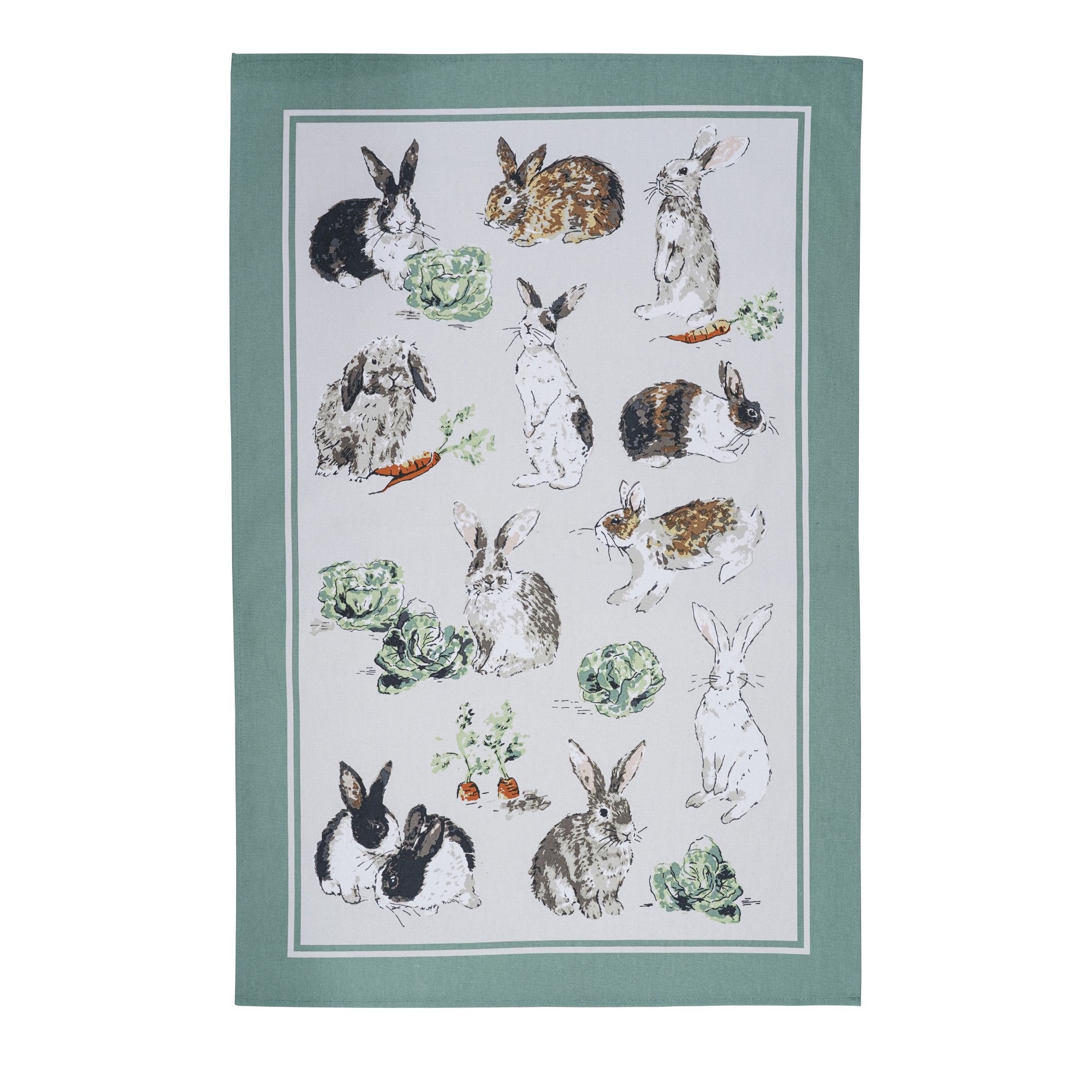 ulster-weavers-rabbit-patch-geschirrtuch-gr-n-baumwolle image 1