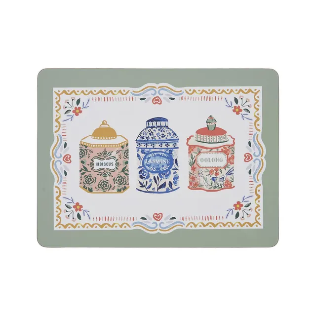 ulster-weavers-tea-tins-tischset-4er-pack-in-multicolour image 1