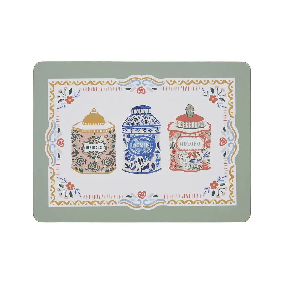 ulster-weavers-tea-tins-tischset-4er-pack-in-multicolour image 1