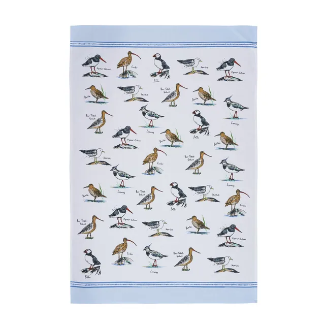 ulster-weavers-coastal-birds-baumwoll-geschirrtuch-blau image 1