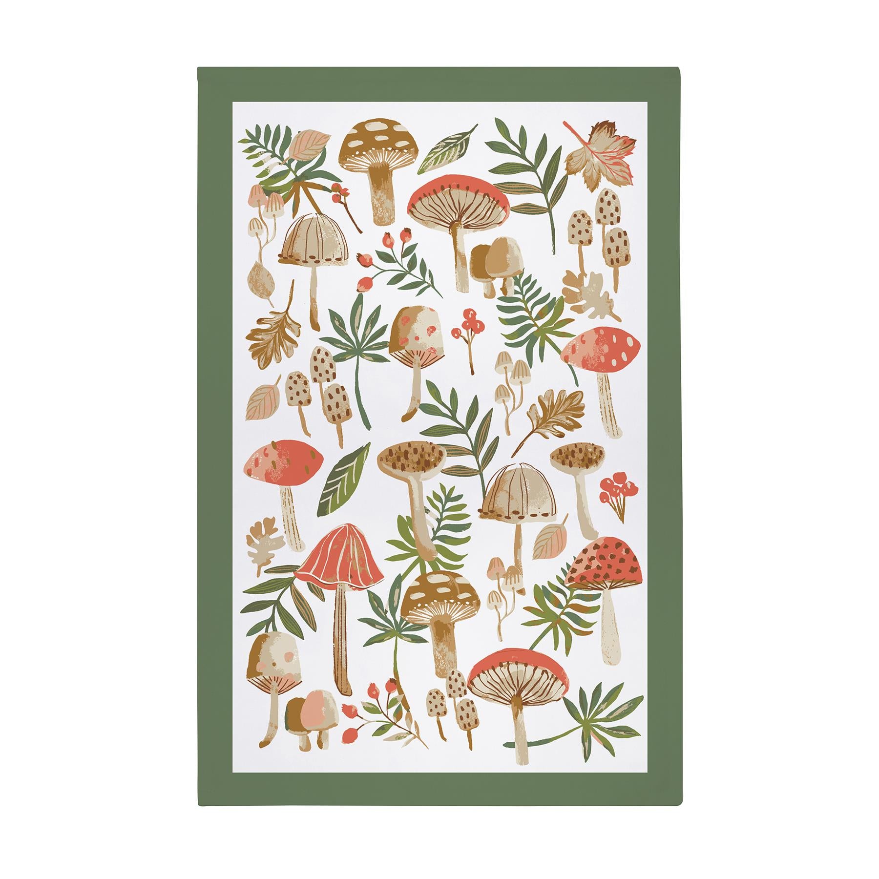 ulster-weavers-mushrooms-baumwoll-geschirrtuch-gr-n image 1