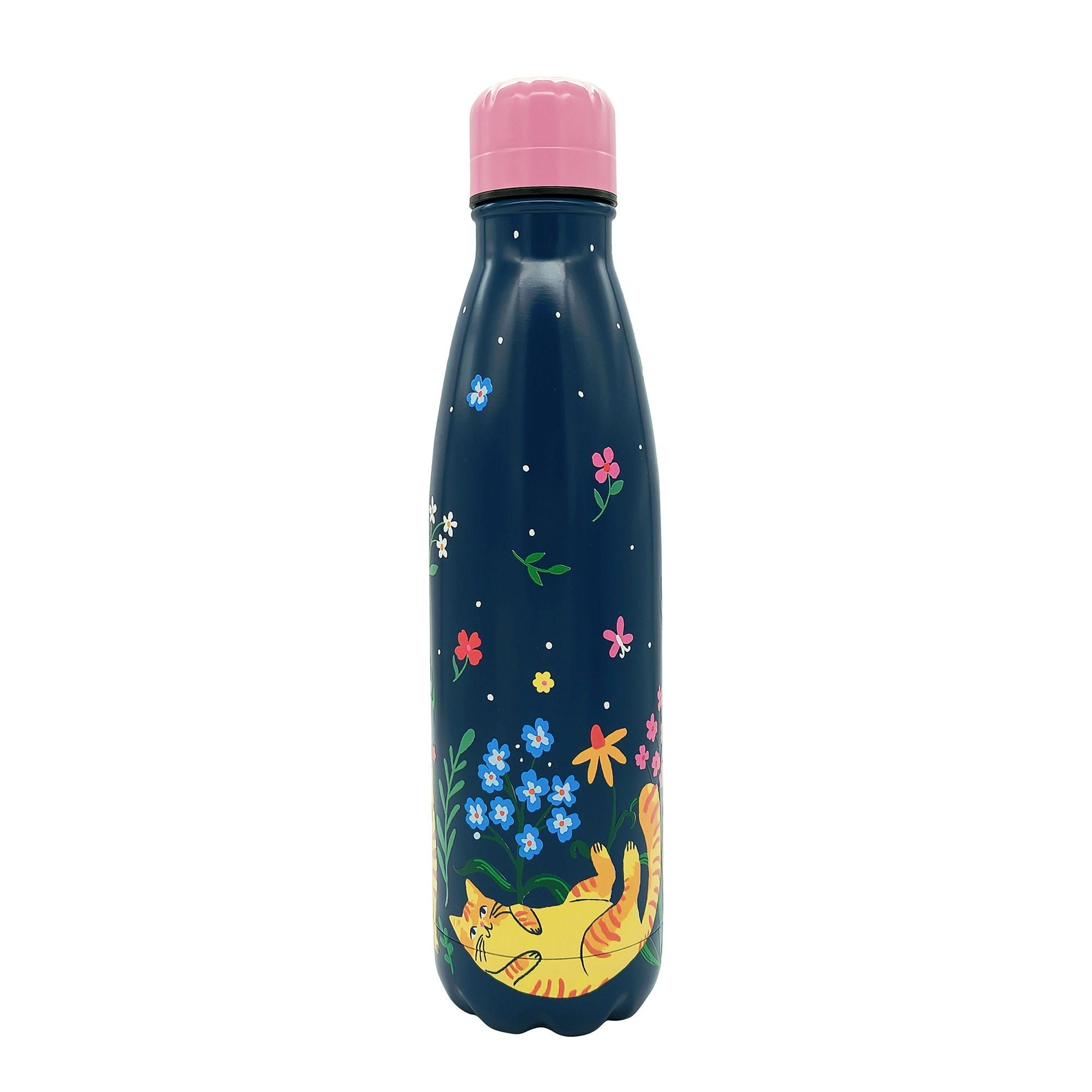 ulster-weavers-marmalade-meadow-edelstahl-trinkflasche-in-navy image 1