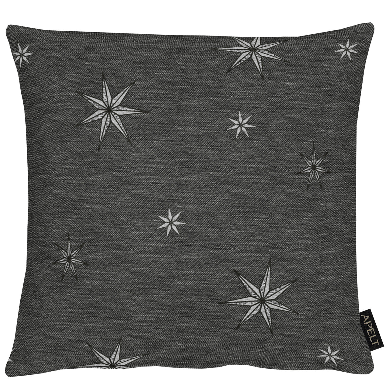 apelt-5842-kissen-weihnachtliche-sterne-lurex-jacquard image 4