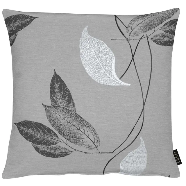 apelt-valerie-kissenbezug-blatt-motiv-jacquard-mit-rei-verschluss image 1