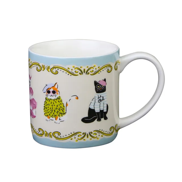 ulster-weavers-cool-cats-tasse-aus-new-bone-china-in-bunt image 1